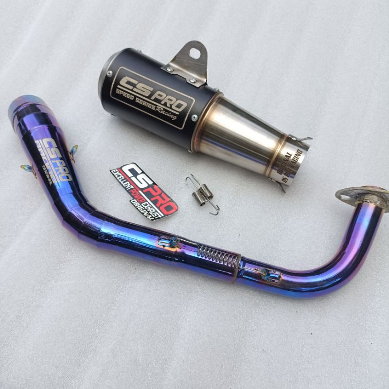 Knalpot Original Cs Pro Knalpot Racing Aerox 155 Aerox Conected Vario 125/150 All new beat nmax old 