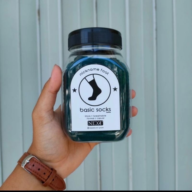 Kaos Kaki Botol Polos Panjang Hijau