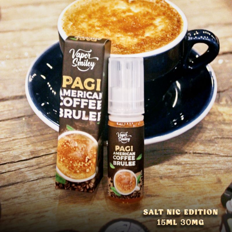 SALT NIC - LIQUID PAGI American Coffee Brulee 15ML 30MG AUTHENTIC