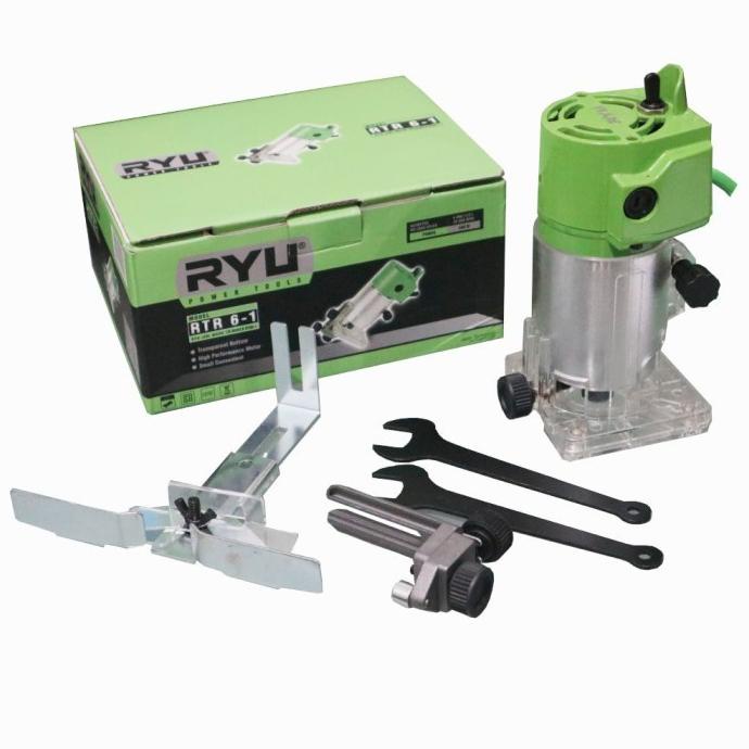 OA737 PAKET TUKANG KAYU RYU Mesin Profil Router Trimmer Kayu ukir 6mm