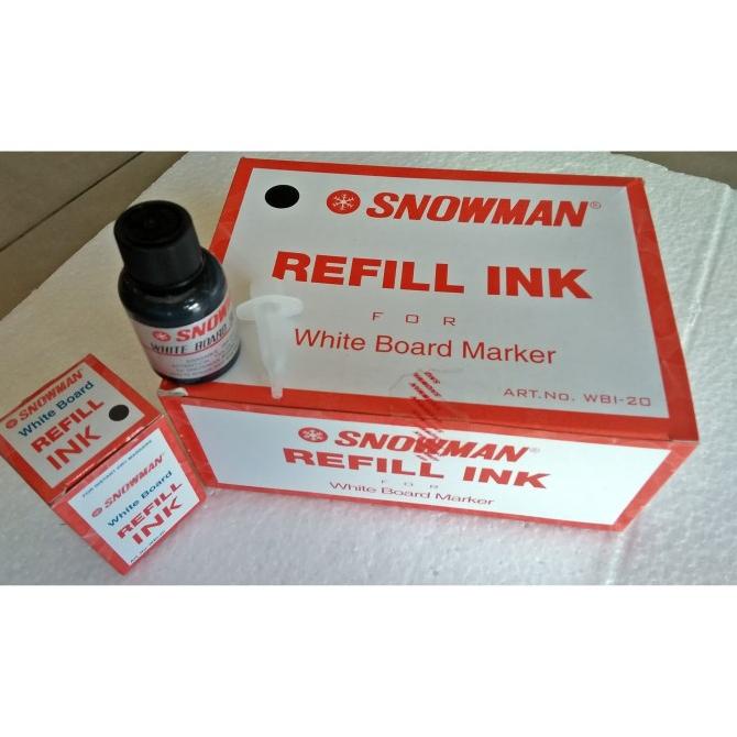 

~^~^~^] Refill Spidol White Board Black BG-12 Snowman