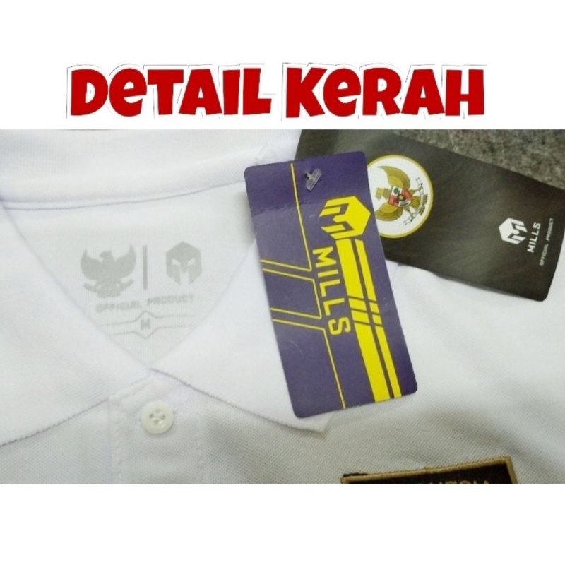 Polo T-shirt Timnas Indonesia / Kaos Polo Timnas / Kaos Polo Pria / Wangki / Baju Kaos SepakBola Dewasa Tim Nasional Home 2022 Garuda di dadaku Football Tshirt Atasan kerah Mills / Kaos Polo Merah Abu Hitam Putih / sport collection jakarta