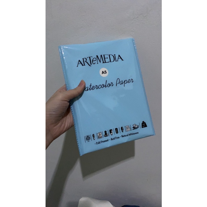 

Terbatas Artemedia Watercolor Paper A5 12 Lembar Buku Khusus Cat Air A5 - Water Berkualitas