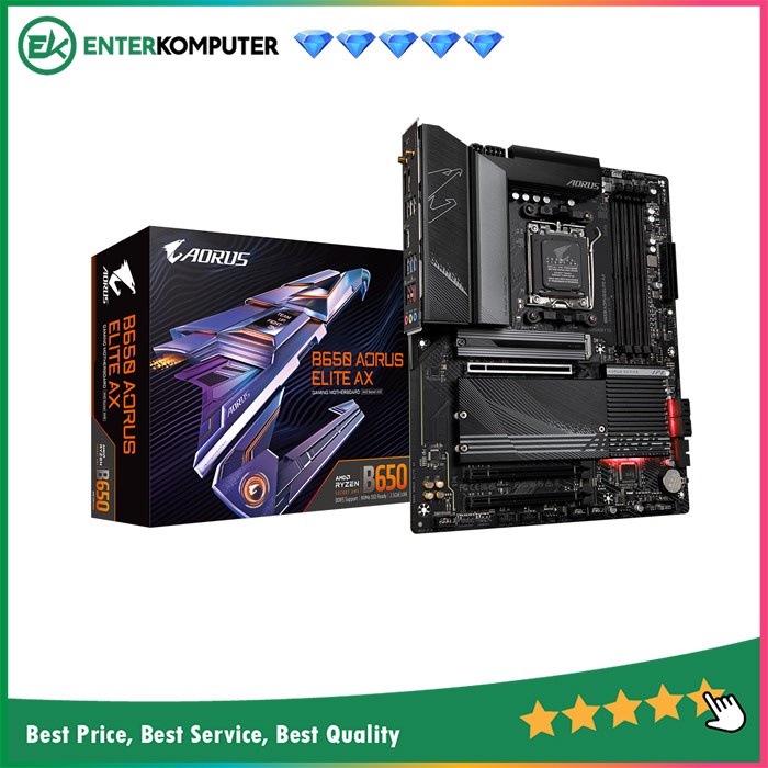 Gigabyte B650 Aorus Elite AX (AM5, AMD B650, DDR5, USB3.2 Type-C)