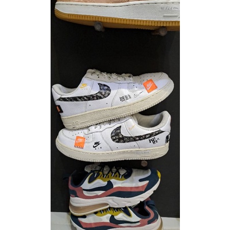 sepatu nike air force 1 low just do it size 43