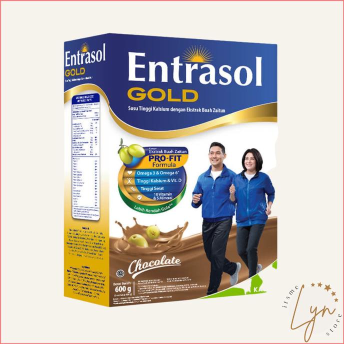 

[ COD ] SUSU ENTRASOL GOLD PROFIT CHOCOLATE COKLAT COKELAT 600gr 600 gr