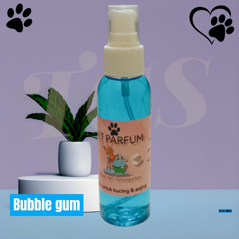 PARFUM HEWAN KUCING BUBBLE GUM 100ML