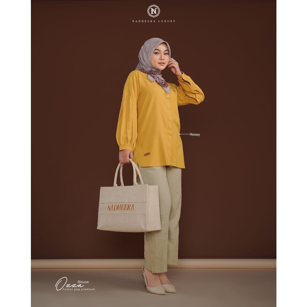 Ozza Blouse Nadheera Luxury | Kemeja Nadheera ORI | Blouse Rayon Premium