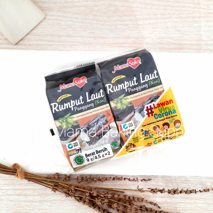 

MAMA SUKA Mamasuka GIM Seaweed Rumput Laut Panggang ORIGINAL 4,5gr