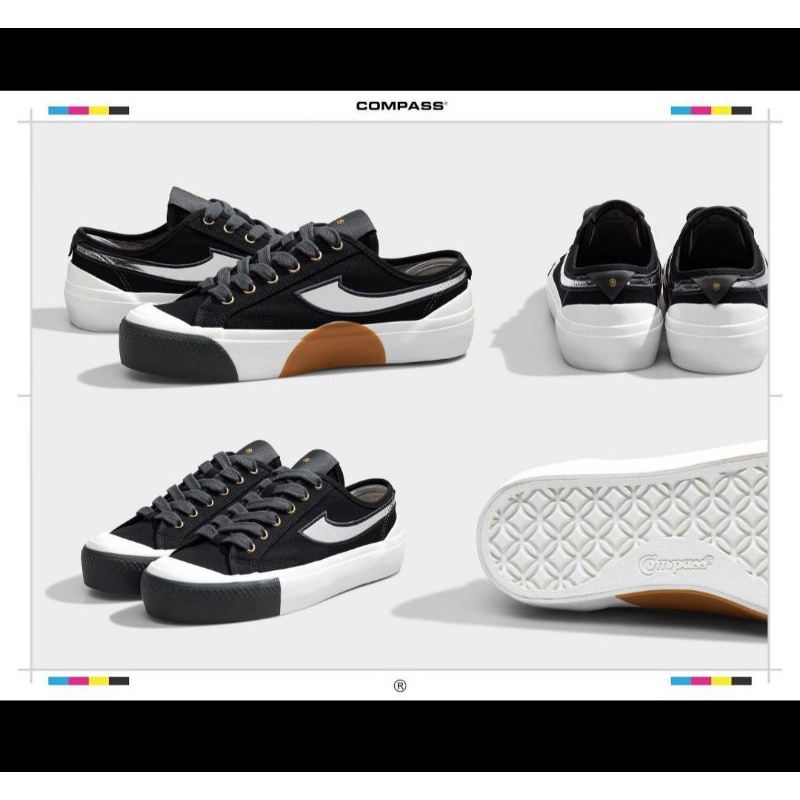 Sepatu Compass Proto Lite Black/Green/Grey/Purple