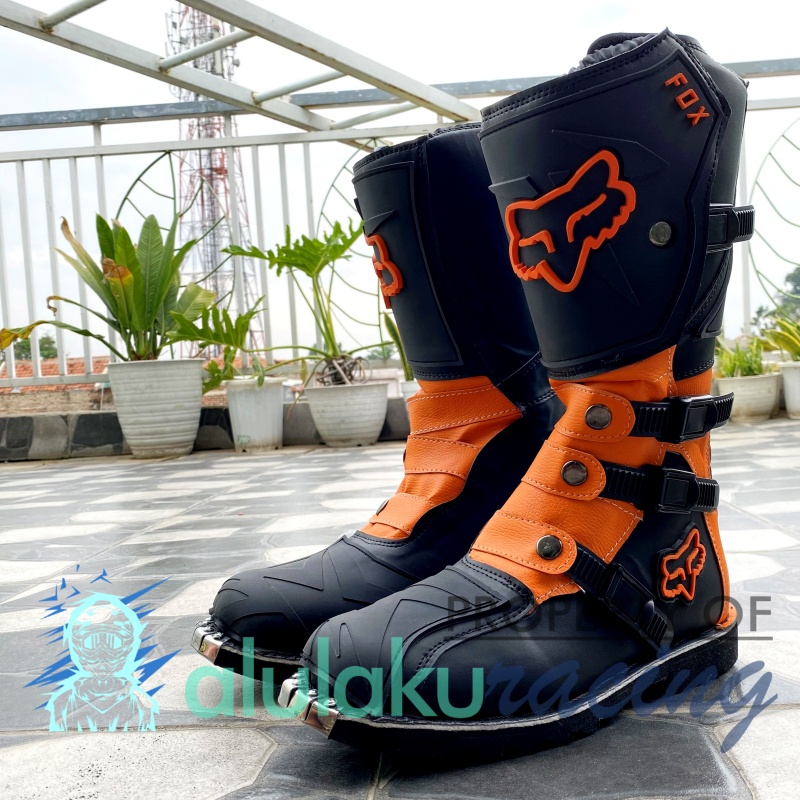 Sepatu Trail Motocross X Lokal Boots Riding SV Premium Quality with Safety Protectors - 005