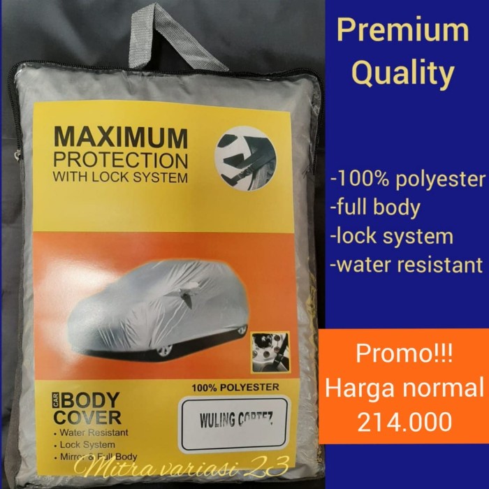 [COD] Body Cover Wulling Cortez/ Cover Mobil Cortez /Sarung Mobil Cortez / Perlengkapan Variasi Mobi