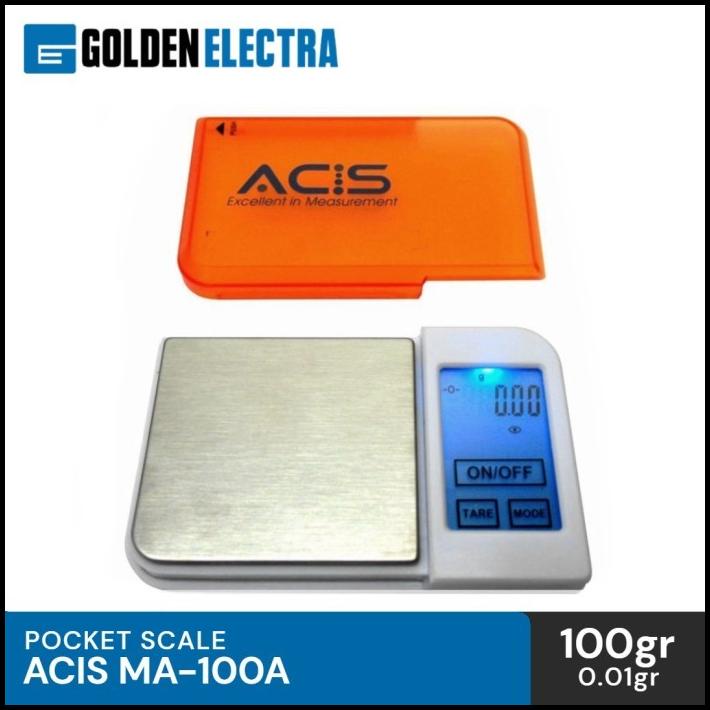 Timbangan Digital Mini Emas Batu Akik, Acis / Ma-100A Pocket Scale