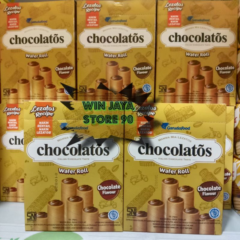 

Chocolatos wafer roll 1 box isi 24 pcs