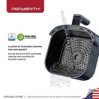 PerySmith PS1530 Ecohealth 3D Air Fryer Penggoreng Tanpa Minyak 4.2L