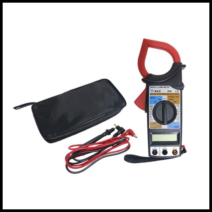 Eelic Dcm-Dm266 Digital Clamp Meter Ac / Dc Portable Tang Ampere Digit