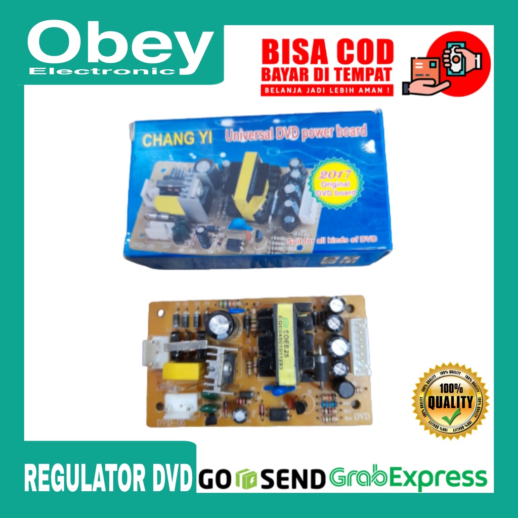 Regulator Power Supply DVD Universal Segala Merk