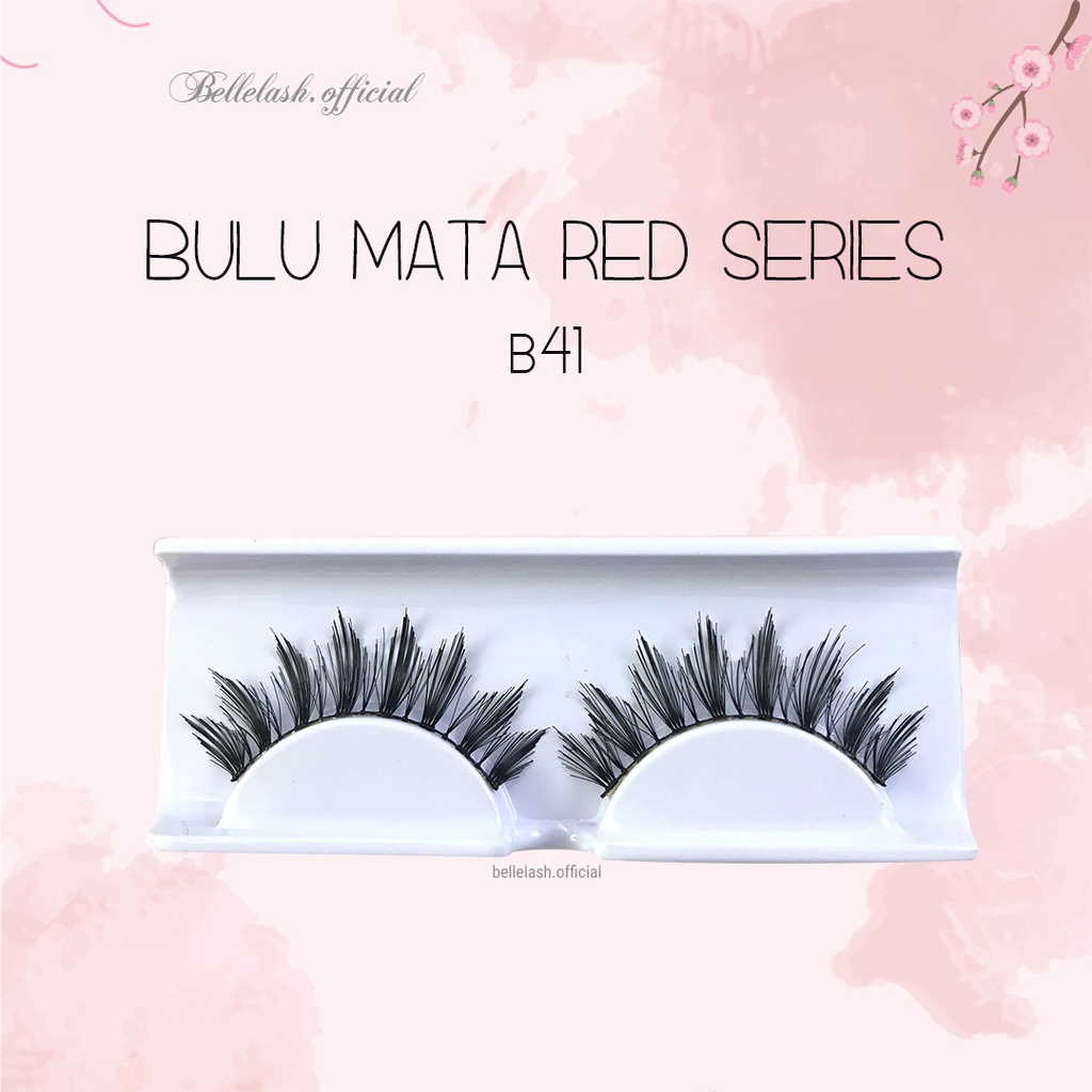 B41 Bulu Mata Palsu Handmade Natural False Eyelash Eye Lashes