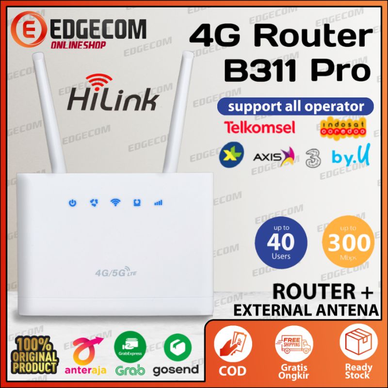 Mifi Router Modem B311 PRO 4G LTE Unlock All Operator