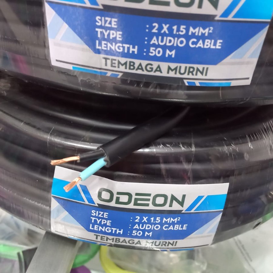 KABEL SPEAKER ODEON 2X1.5mm NYYHY ODEON 2X1,5mm ECER PER METER