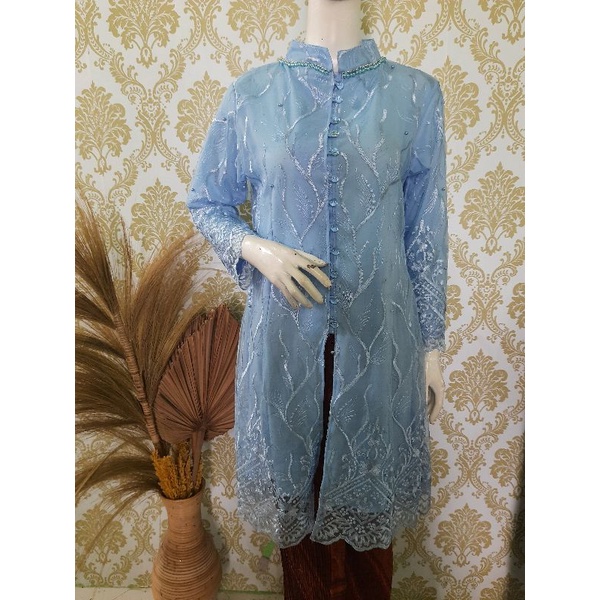 KEBAYA TUNIK IBU BESAN SIZE XL (LD 110), XXL (LD 115), XXL ( LD 120)