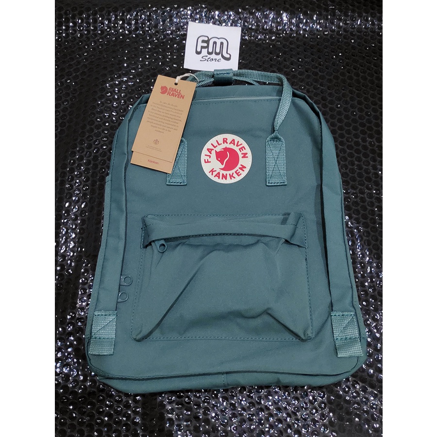 SALE Tas Ransel Kan Ken MEDIUM Polos Simple / Backpack Sekolah Wanita (READY GOSEND)-frost green