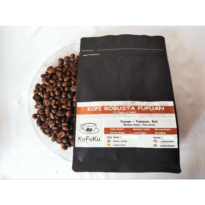 

Kopi Robusta Pupuan 500 gr