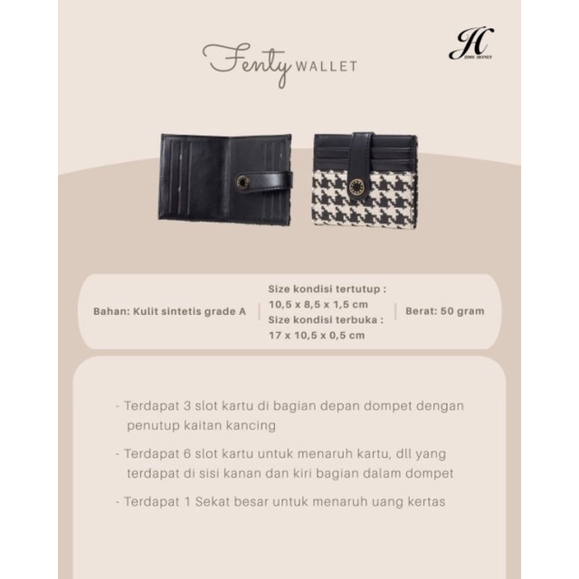 Jimshoney - Fenty Dompet Original Jimshoney Premium