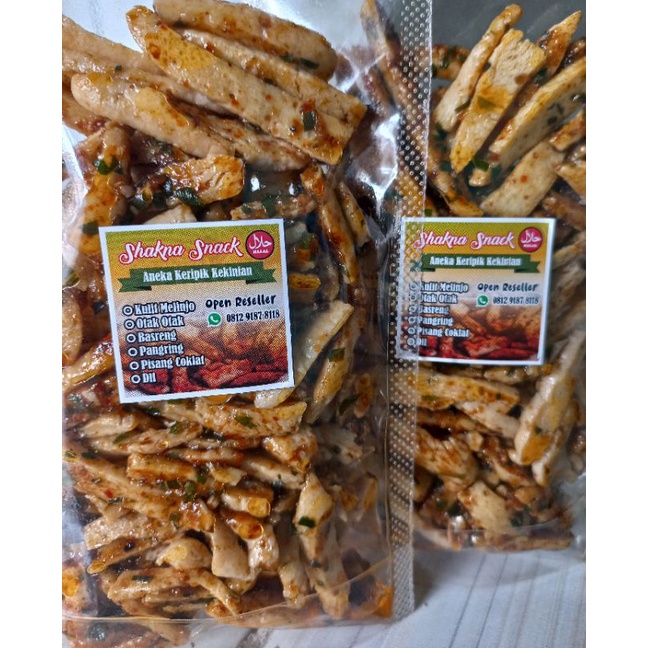 

keripik otak otak bumbu medok basah