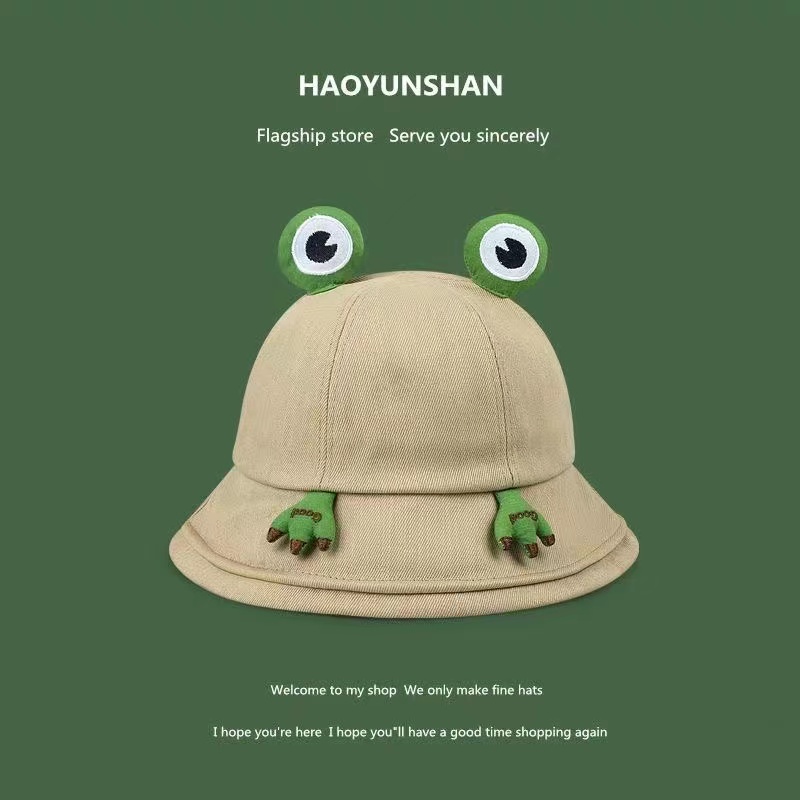 Monica Lucu katak topi perempuan versi Korea semua pertandingan siswa Jepang kartun tabir surya topi matahari topi baskomatak topi perempuan versi Korea semua pertandingan siswa Jepang kartun tabir surya topi matahari topi bask