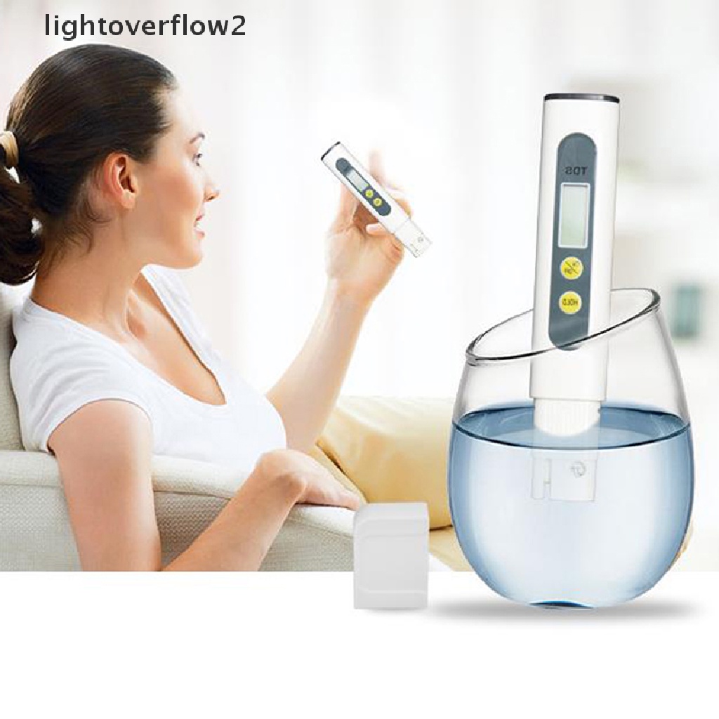 (lightoverflow2) Tds Meter Alat Pengukur Kualitas Air Minum Otomatis Untuk Akuarium (ID)