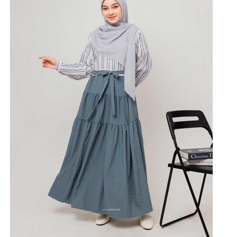 Stok Terbatas Jilbrave Emma Dress Model Reversible Dress Dengan 4 Varian Warna