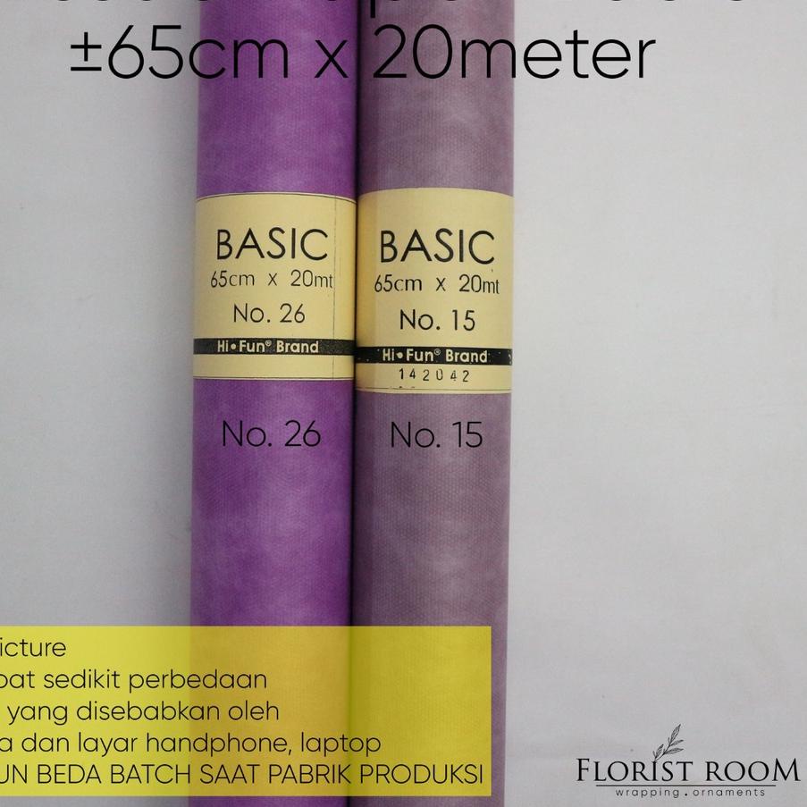 

Recomend Tissue Paper Basic 65cm x 20m - Kertas Bunga - Bouquet ✓