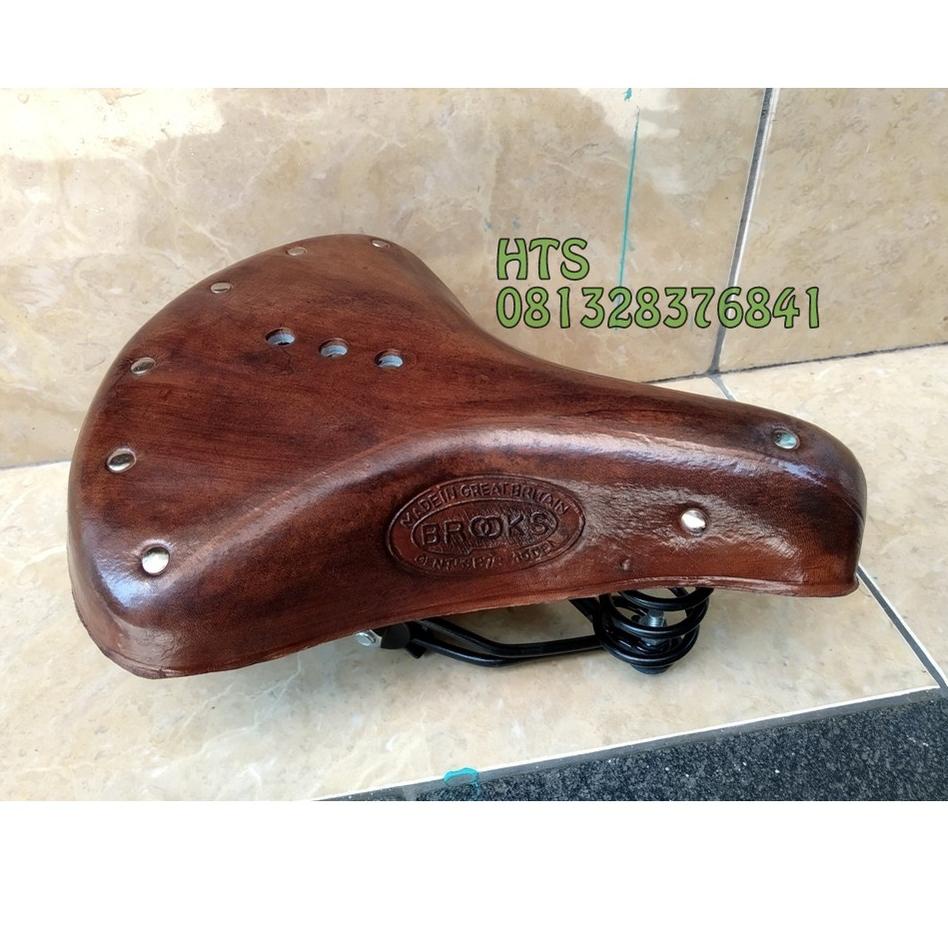 LQS.18Oc22х ▫ SADEL SEPEDA ONTHEL DAMES JOK ONTHEL MODEL DAMES BETINA AKSESORIS SEPEDA ONTHEL KULIT 