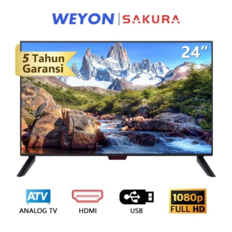 PROMO TV LED 25 INCH MURAH BERGARANSl TELEVISI DIGITAL/ANALOG