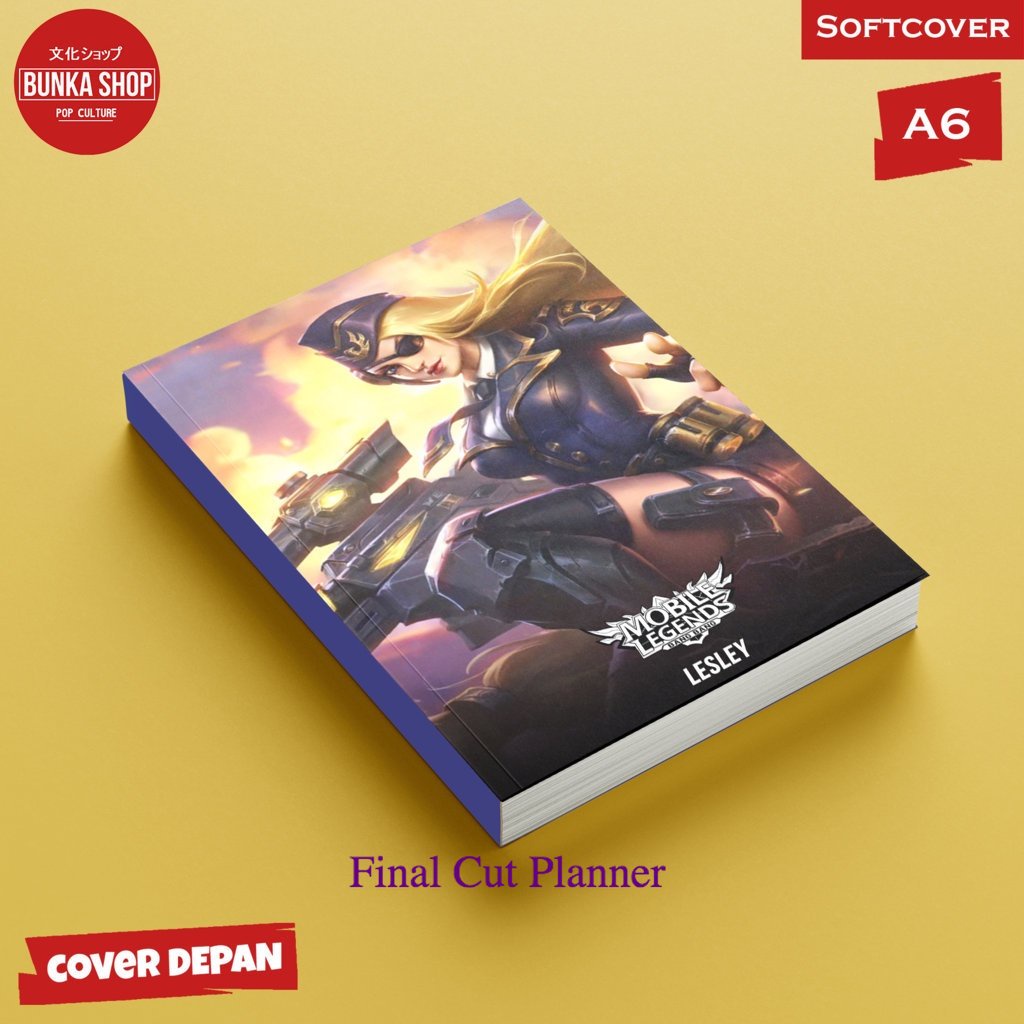 

Pocket Note Mobile Legends Lesley Softcover A6 Buku Tulis Catatan Notes Agenda Planner Jurnal .