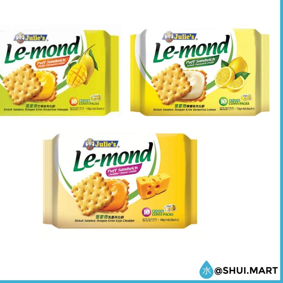 

10.10 Promo Brand JULIES / JULIE'S BISKUIT BISKUIT / CRACKERS LEMOND / LE-MOND LEMON / CHEESE KEJU / MANGGA MANGO buruan