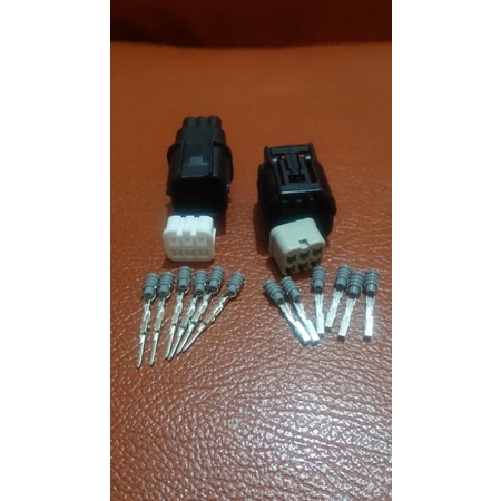 SEPASANG SOKET SENSOR CKP HONDA VARIO 125 OLD male female