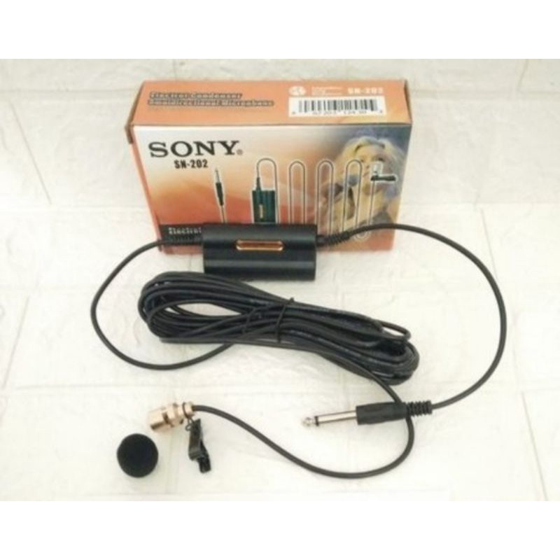 mic jepit sony  SN 101 / mic sony SN101 / mic clip on sony / mic condensor / mic imam / mic jepit baju / clip on microphone