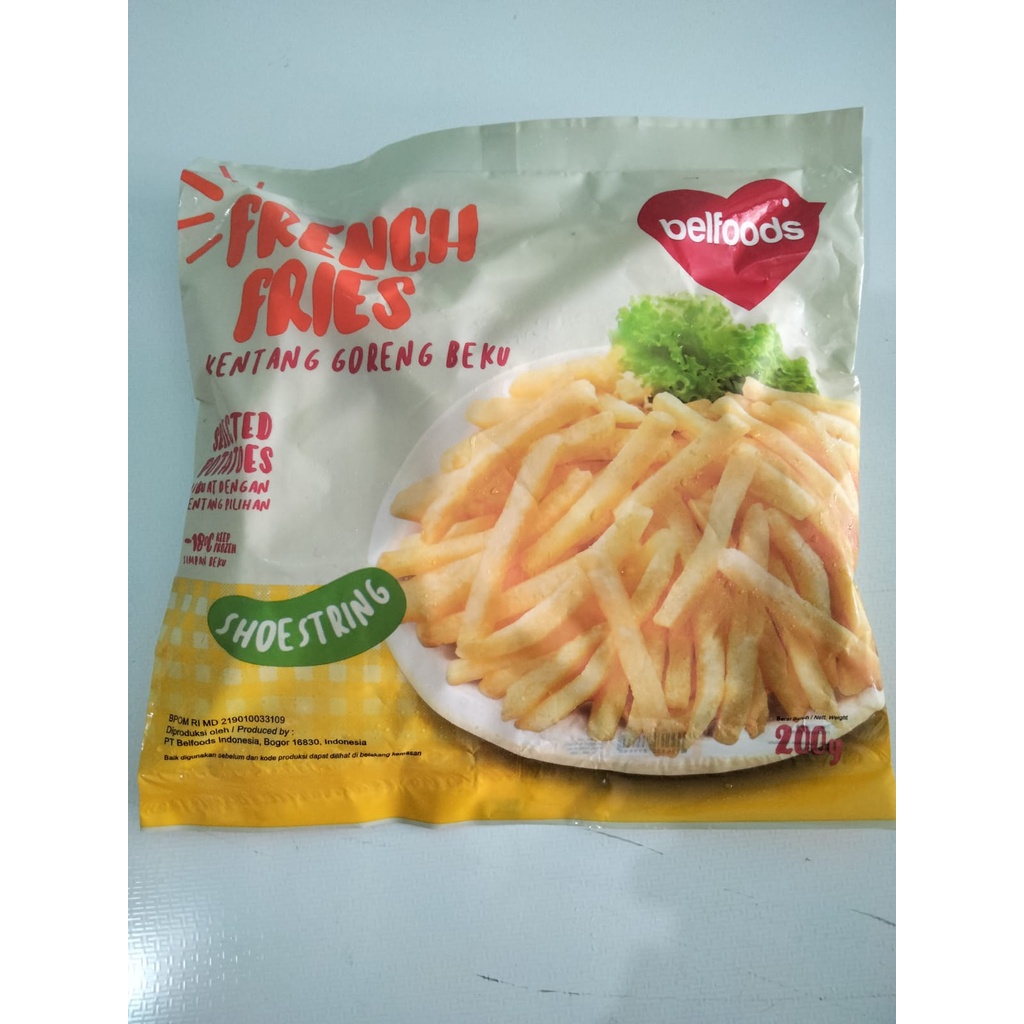 

BELFOODS kentang goreng beku 175 gr