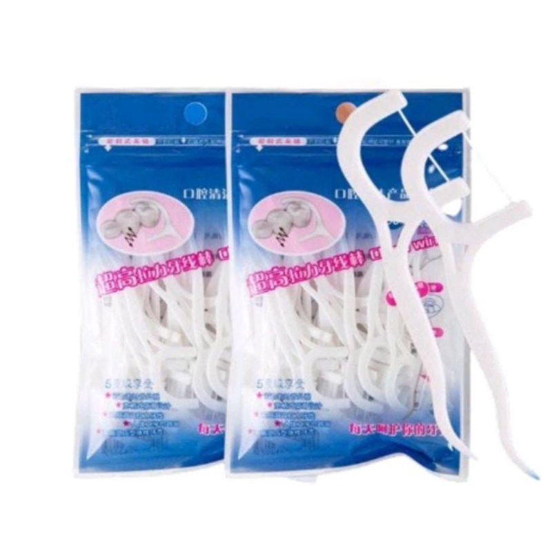 Dental Floss / Benang Tusuk Gigi isi 30 pc Higienis