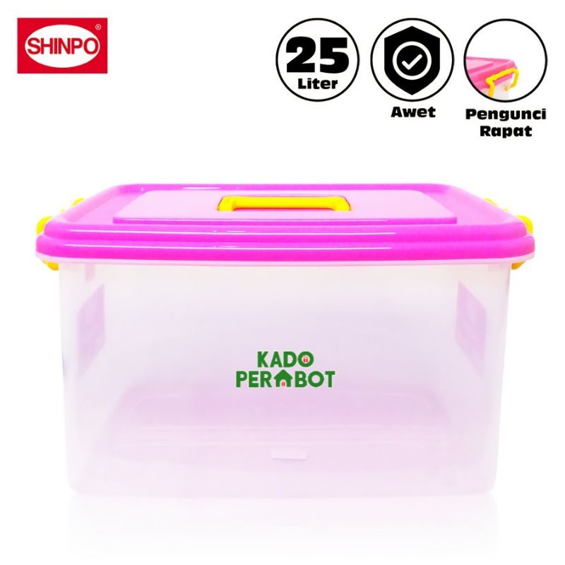 Kontainer Box 25 liter - Kotak Penyimpanan Serbaguna - Box CB SHINPO 25