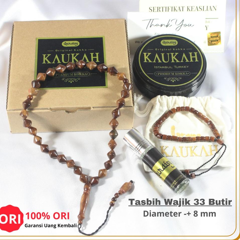 Tasbih Kaukah Kaokah asli 33 Butir Original Kokka Quraisy –ABL.18Oc22a