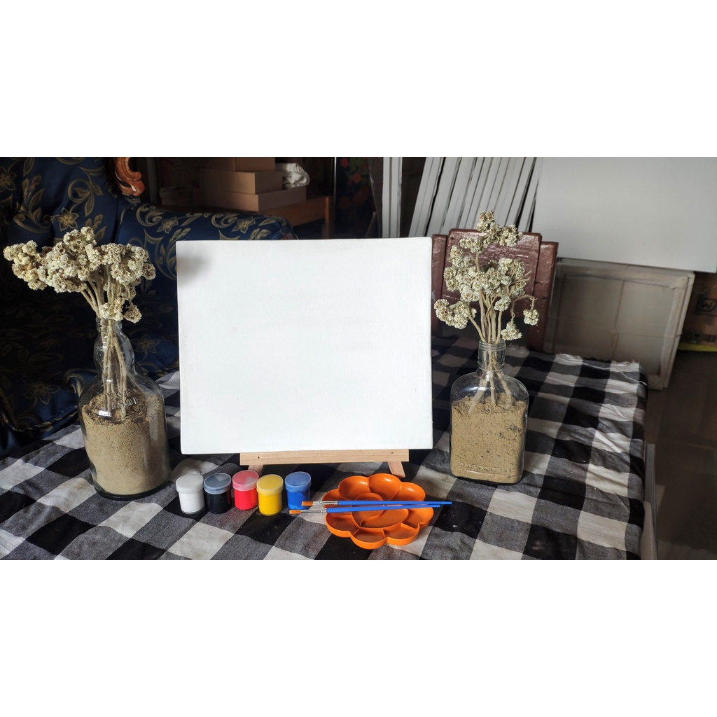 

Paket Lukis Lengkap Mini Kanvas Lukis 25x25 cm + Standing