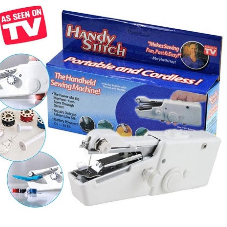 Disc Xtra--Alat Mesin Jahit Mini Otomatis Portable /Alat Mesin Jahit Jait Obras Singer Mini Kecil Ot
