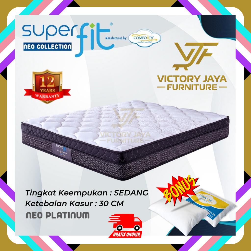 Kasur Spring Bed Comforta Superfit Neo Platinum (Hanya Kasur)