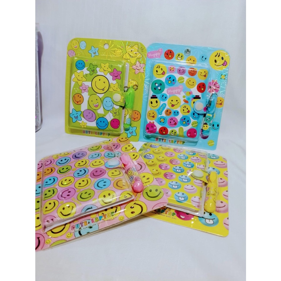 

PAKET 2 IN 1 EMOJI SMILE CUTE SPECIAL EDITION ISI NOTEPAD DAN MINI PEN TERMURAH