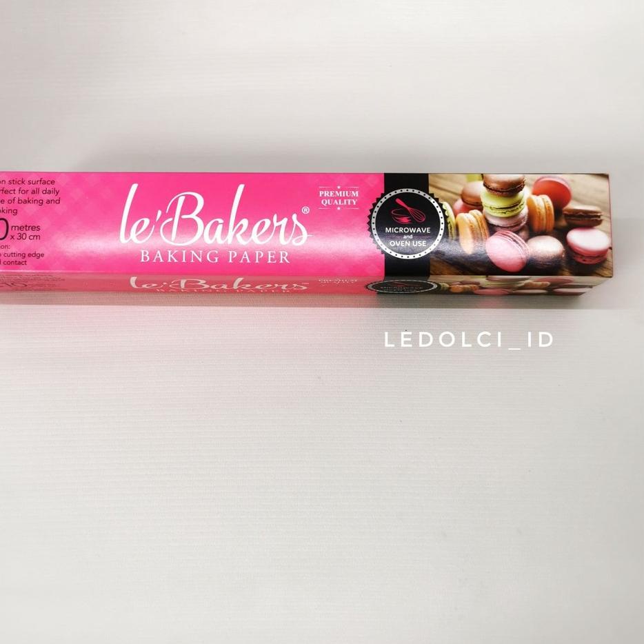 

Booming--Alas baking paper Le Bakers Kertas Panggang Lebaker Lebakers 30 cm x 10 m
