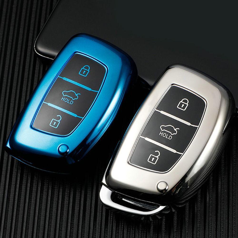 Preva Remote Key Case Soft TPU Pelindung Kulit Key Fob Cover