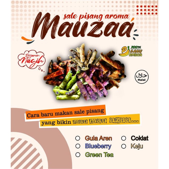 

(150 GR) Sale Pisang Aroma MAUZAA